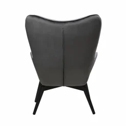 Sessel, Höhe: 92 cm, grau/schwarz
