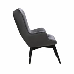 Sessel, Höhe: 92 cm, grau/schwarz