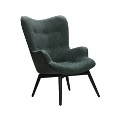 Sessel, Höhe: 92 cm, tannengruen/schwarz