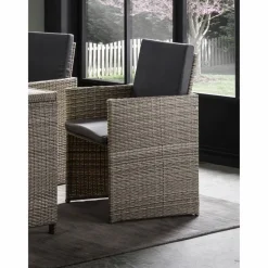 Sitzgruppe, polyrattan|rattan, natur|grau