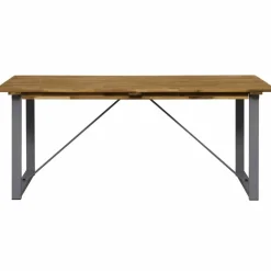 Sitzgruppe, 1 Tisch + 2 Sitzbänke, Akazie, natur/grau