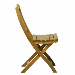 Sitzgruppe, 1 Tisch + 2 Stühle, Akazie, natur