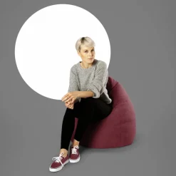 Sitzsack »Beanbag Alfa XL«, rot, BxH: 70 x 110 cm