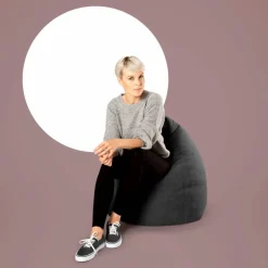 Sitzsack »Beanbag Alfa XL«, schwarz, BxH: 70 x 110 cm