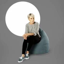 Sitzsack »Beanbag Alfa XL«, schwarz, BxH: 70 x 110 cm
