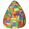 Sitzsack »BeanBag BRICKS L«, bunt, BxH: 70 x 90 cm
