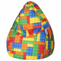 Sitzsack »BeanBag BRICKS L«, bunt, BxH: 70 x 90 cm