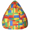 Sitzsack »BeanBag BRICKS XL«, bunt, BxH: 70 x 110 cm