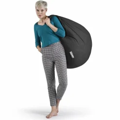 Sitzsack »BeanBag EASY XL«, anthrazit, BxH: 70 x 110 cm