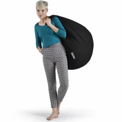 Sitzsack »BeanBag EASY XL«, schwarz, BxH: 70 x 110 cm