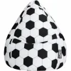 Sitzsack »BeanBag FUSSBALL XL«, schwarz, BxH: 70 x 110 cm