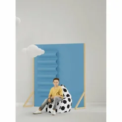 Sitzsack »BeanBag FUSSBALL XL«, schwarz, BxH: 70 x 110 cm
