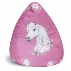 Sitzsack »BeanBag HORSE«, rosé, BxH: 70 x 110 cm