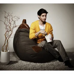 Sitzsack »BeanBag JAMIE XL«, braun, BxH: 70 x 110 cm