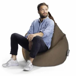 Sitzsack »BeanBag JAMIE XL«, braun, BxH: 70 x 110 cm