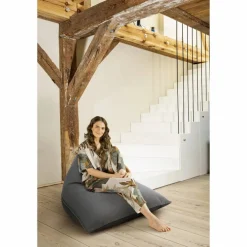 Sitzsack »CANVAS Calypso«, grau, BxHxT: 115 x 90 x 115 cm
