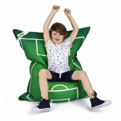 Sitzsack »Little BigBag SOCCER«, grün, BxHxT: 95 x 20 x 125 cm