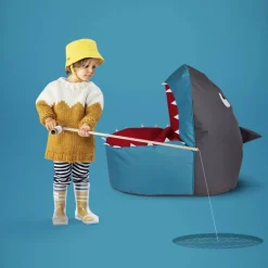 Sitzsack »Shark BRAVA«, anthrazit, BxHxT: 60 x 90 x 80 cm