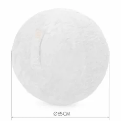 Sitzsack »Sitting Ball FLUFFY STARS«, grau, Ø 65 cm