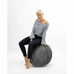 Sitzsack »Sitting Ball FLUFFY STARS«, grau, Ø 65 cm