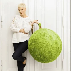 Sitzsack »Sitting Ball FLUFFY STARS«, grün, Ø 65 cm