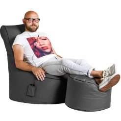 Sitzsack »Swing SCUBA«, anthrazit, BxHxT: 90 x 95 x 65 cm