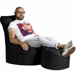Sitzsack »Swing SCUBA«, schwarz, BxHxT: 90 x 95 x 65 cm