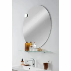 Spiegelelement, B x H: 80 x 80 cm, rund