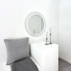 Spiegel »Nevio«, silberfarben, Breite: 80 cm
