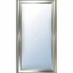 Spiegel »Pizol«, silberfarben, Holz, Breite: 84 cm