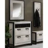 Spiegel »WHITE PANAMA«, BxH: 70 x 80 cm, rechteckig