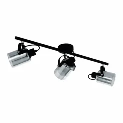 Spotstrahler »CALERINO«, schwarz/chromfarben, 40 W, Stahl