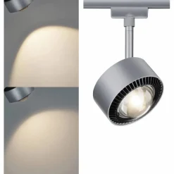 Spot »Urail Aldan«, BxHxL: 9,8 x 17 x 9,8cm, chromfarben