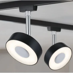 Spot »Urail Circle«, BxHxL: 9,8 x 14,7 x 9,8cm, schwarz