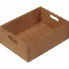 Stapelkiste, BxHxL: 30 x 13 x 40 cm, Buchenholz