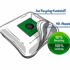 Staubsaugerbeutel »MicroPor® Plus«, aus Vlies, 4 Stück , Z113