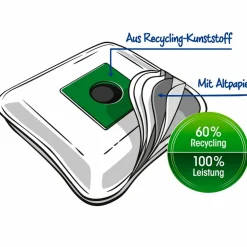 Staubsaugerbeutel »MicroPor®«, aus Vlies, 4 Stück, M52