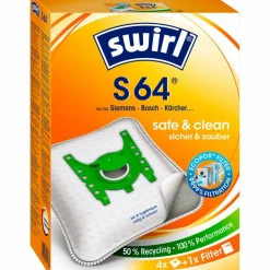 Staubsaugerbeutel »MicroPor®«, aus Vlies, 4 Stück, S64