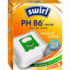 Staubsaugerbeutel »PH86«, aus Vlies, 4 Stück, PH86/96