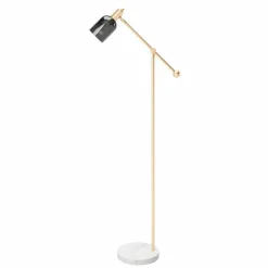 Stehlampe »AMBER«, BxHxT: 30 x 148 x 97 cm, goldfarben