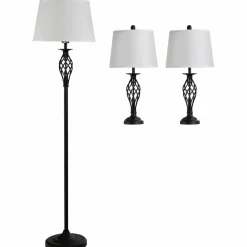 Stehlampen-Set, Höhe: 30 cm, Gestell aus Metall