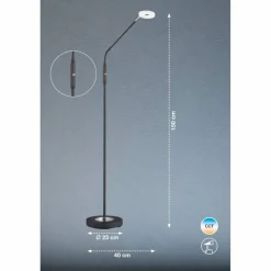 Stehleuchte »Dent«, Höhe: 150 cm, integrierte LED
