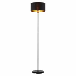 Stehleuchte »Liperi«, E27, schwarz-goldfarben, H: 141,5 cm