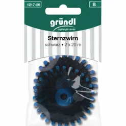 Sternzwirn, schwarz, Polyester