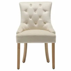 Stuhl, Höhe: 91 cm, creme/natur, 2 stk