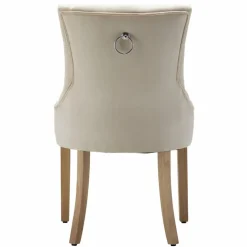 Stuhl, Höhe: 91 cm, creme/natur, 2 stk