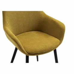 Stuhl, Höhe: 86 cm, gelb/schwarz, 2 stk