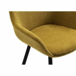 Stuhl, Höhe: 86 cm, gelb/schwarz, 2 stk