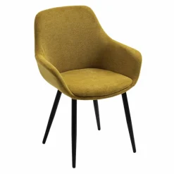 Stuhl, Höhe: 86 cm, gelb/schwarz, 2 stk