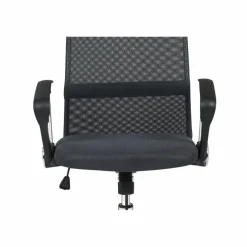 Stuhl, Höhe: 111 cm, grau/chromfarben/schwarz